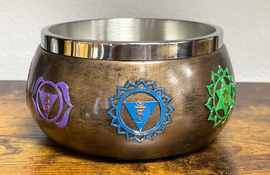 Seven Chakras Smudge Bowl